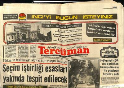 Tercüman Gazetesi 10 Ağustos 1975 - Makariosa Her An Suikast Yapılabileceği Açıklandı - 620 Doktor Asker Olunca Sağlık Hizmetleri Aksadı GZ98545 - 1