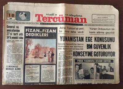 Tercüman Gazetesi 10 Ağustos 1976 - Yunanistan Ege Konusunu BM Güvenlik Konseyine Götürüyor GZ10502 - 1