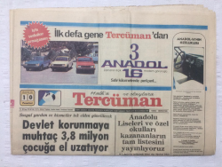 Tercüman Gazetesi 10 Ağustos 1981 - Trabzon Kupayı A.Gücüne Bıraktı 2-1 - GZ17419 - 1
