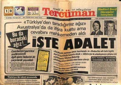 Tercüman Gazetesi 10 Ağustos 1983 - Doğum Günü Hediyesi GZ54495 - 1