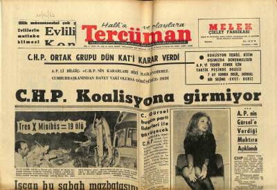 Tercüman Gazetesi 10 Aralık 1963 - Filiz Akın , Dün Türker İnanoğlu İle Nişanlandığımıza Dair Çıkan Haberler Tamamen Uydurma Dedi GZ67673 - 2