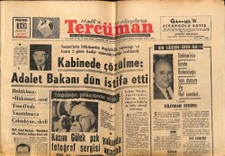 Tercüman Gazetesi 10 Aralık 1964 - İnönünün Hükümette Değişiklik Yapacağı Ve Bunu 2 Güne Kadar Tamamlıyacağı Açıklandı GZ65796 - 1