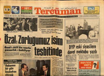 Tercüman Gazetesi 10 Aralık 1983 - Türk Toprakları Açık Cezaevi Oluyor GZ67481 - 1