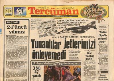 Tercüman Gazetesi 10 Ekim 1984 - Türkan Arıkan ANAPtaki Son Gelişmeler Hakkında Konuştu GZ90467 - 1