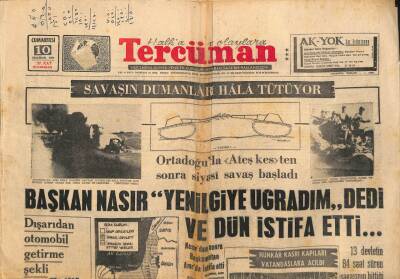Tercüman Gazetesi 10 Haziran 1967 - 37 Bin Liralık Güreş Minderine Tam 56 Bin Lira Gümrük Ödendi GZ114000 - 1