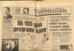 Tercüman Gazetesi 10 Kasım 1979 - Demirel Hükümet Güvenoyu Aldığı Gün 18 Genel Müdür Tayini Yapacak GZ67119 - 1