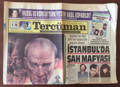 Tercüman Gazetesi 10 Kasım 1986 - Ölümünün 48.Yılında ATAyı Anıyoruz GZ10442 - 1