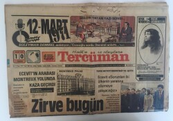 Tercüman Gazetesi 10 Mart 1978 -Evren, Genelkurmay Başkanı Olarak Korutürkle İlk Görüşmesini Yaptı GZ10706 - 1