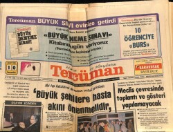 Tercüman Gazetesi 10 Mart 1982 - Prenses Diana , Elizabeth Tayloru Seyretti GZ67246 - 2