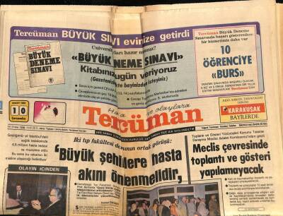 Tercüman Gazetesi 10 Mart 1982 - Prenses Diana , Elizabeth Tayloru Seyretti GZ67246 - 1