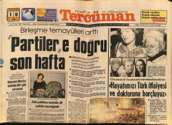 Tercüman Gazetesi 10 Mayıs 1983 - Birleşme Temayülleri Arttı Partiler e Doğru Son Hafta GZ69975 - 2