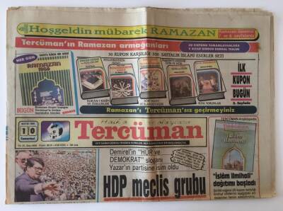 Tercüman Gazetesi 10 Mayıs 1986 - Erol Güngör Türk Milliyetçiliğinin İdeal Bir Terkibi İdi GZ10861 - 2