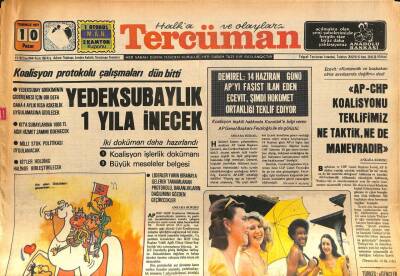 Tercüman Gazetesi 10 Temmuz 1977 - Ulaştırma Bakanı Çevikçe , Bursa Hava Yollarına Uçuş İzni Vermedi GZ90698 - 1
