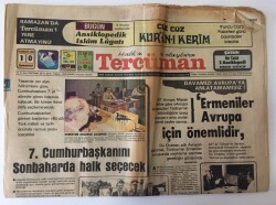 Tercüman Gazetesi 10 Temmuz 1982 - 7 . Cumhurbaşkanını Sonbaharda Halk Seçecek GZ10756 - 2