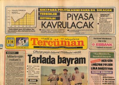 Tercüman Gazetesi 10 Temmuz 1984 - Carrington Türk Yunan Diyalogu İçin Devrede GZ79373 - 1