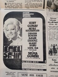Tercüman Gazetesi 11 Ağustos 1973 - Emel Sayın Maksim Gazinosu Fotoroman - 15 Binden Fazla İşçi Grev'e Hazırlanıyor! GZ145039 - 2