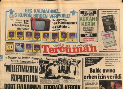 Tercüman Gazetesi 11 Ağustos 1982 - Milli Güvenlik Konseyi 70 Numaralı Kararla İlgili Açıklama Yaptı GZ67056 - 1