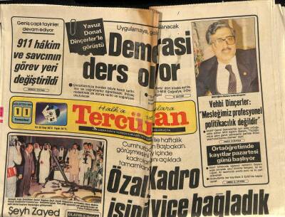 Tercüman Gazetesi 11 Ağustos 1984 - Pamukbank Binde 9 Komisyonla Konut Kredisi Verecek GZ80185 - 1