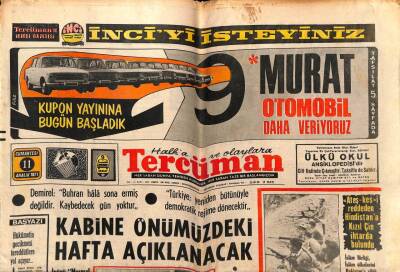 Tercüman Gazetesi 11 Aralık 1971 - Ateşkesi Reddeden Hindistana Kızıl Çin İhtarda Bulundu GZ55203 - 1