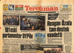 Tercüman Gazetesi 11 Aralık 1983 - Reagan Özala Tam Destek Vaadetti GZ67482 - 1