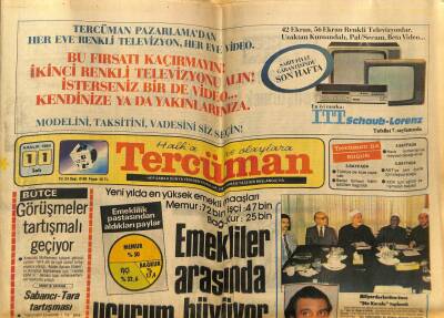 Tercüman Gazetesi 11 Aralık 1984 - Doğum Günü Hediyesi GZ54658 - 1