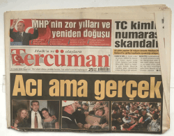 Tercüman Gazetesi 11 Aralık 2006 - TC Kimlik Numarası Skandalı GZ5851 - 1