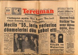 Tercüman Gazetesi 11 Eylül 1962 - Menderesin Resmini Asan Yorgancının Hapsi İstendi GZ70792 - 1