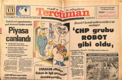Tercüman Gazetesi 11 Eylül 1980 - Doğum Günü Hediyesi GZ55098 - 1