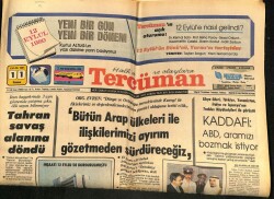 Tercüman Gazetesi 11 Eylül 1987 - Şeyh El Sabah Türk Halkına Selam , Sevgi Ve Saygılarını İletti GZ67288 - 2