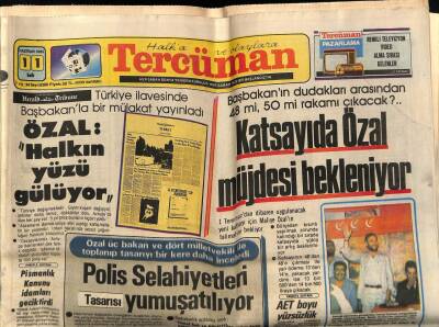 Tercüman Gazetesi 11 Haziran 1985 - Marini Samet Aslanı Sorguya Çekti GZ65875 - 2