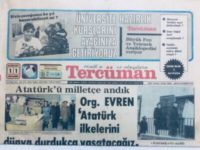 Tercüman Gazetesi 11 Kasım 1981 - Sağcı Ve Solcu Gençler Aynı Hücrelerde Yaşıyor GZ42061 - 1