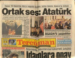 Tercüman Gazetesi 11 Kasım 1988 - Anarşideki Kıpırdanma Hükümeti Ürküttü GZ67196 - 2