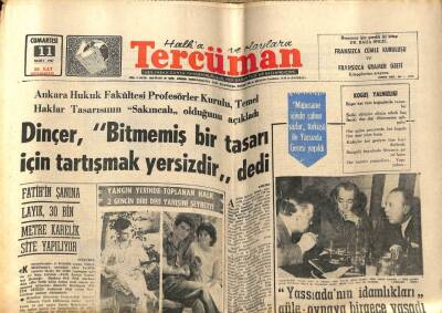 Tercüman Gazetesi 11 Mart 1967 - Yassıadanın İdamlıkları Güle Oynaya Bir Gece Yaşadı GZ54214 - 1