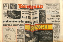 Tercüman Gazetesi 11 Mart 1969 - Rusya , Çine Saldırmak İçin Varşova Paktı Devletlerinden Yardım İstedi GZ68638 - 1