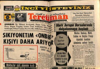 Tercüman Gazetesi 11 Mayıs 1971 - İnönünün Göz Ameliyatı 30 Dakika Sürdü GZ67636 - 1