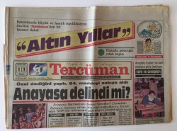 Tercüman Gazetesi 11 Mayıs 1986 - Özal Dediğini Yaptı .84. Maddeyi Askıya Aldı GZ10859 - 1