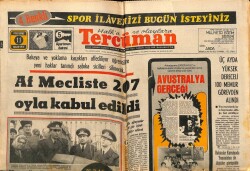 Tercüman Gazetesi 11 Nisan 1974 - Bakanlar Kurulunda Yunanistan İle İlişkiler Görüşüldü GZ65814 - 2