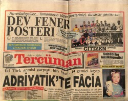 Tercüman Gazetesi 11 Nisan 1989 - İki Türk Gemisi Çarpıştı Biri Battı , 14 Gemici Kayıp GZ67144 - 2