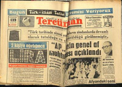 Tercüman Gazetesi 11 Şubat 1963 - Göztepe Futbol Oynadı Galatasaray Gol Attı GZ54709 - 1