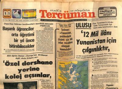 Tercüman Gazetesi 11 Şubat 1982 - Doğum Günü Hediyesi GZ54322 - 1