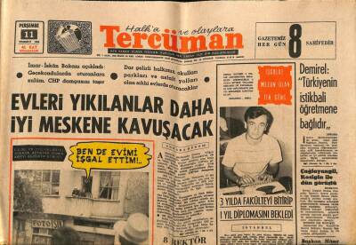 Tercüman Gazetesi 11 Temmuz 1968 - Sahneye Çıkan Yaşar Özel 18 Kilo Birden Zayıfladı... GZ79474 - 1