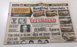 Tercüman Gazetesi 11 Temmuz 1975 - Tarzan Konuştu - GZ15316 - 2