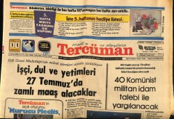 Tercüman Gazetesi 11 Temmuz 1981 - Sezen Aksu Evlendi GZ65965 - 2