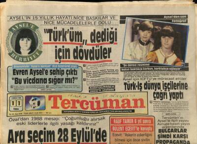 Tercüman Gazetesi 11 Temmuz 1986 - Haliç Tarihi Yarışa Sahne Oldu GZ65947 - 1