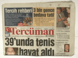 Tercüman Gazetesi 11 Temmuz 2005 - Bomba , Saldırı Katliam 36 Ölü GZ5887 - 1