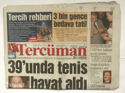 Tercüman Gazetesi 11 Temmuz 2005 - Bomba , Saldırı Katliam 36 Ölü GZ5887 - 1