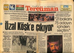 Tercüman Gazetesi 12 Aralık 1983 - Durakoğlu Parti Toplantısında Kalp Krizi Geçirerek Öldü GZ67483 - 2