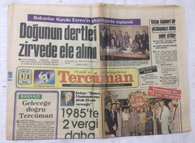 Tercüman Gazetesi 12 Ekim 1984 - Bülent Ersoyun 7 Aylık Hapis Cezası Paraya Çevrildi - GZ17199 - 1