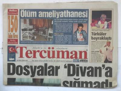 Tercüman Gazetesi 12 Ekim 2004 - 2030 Yılında Her Aileye Tek Çocuk GZ7457 - 1