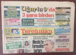 Tercüman Gazetesi 12 Eylül 1985 - 12 Eylül Kavşağında Siyaset Ve Partilerimiz GZ6984 - 1